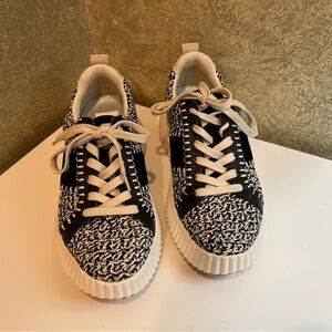 Dolce Vita Black and White Kids Sneakers